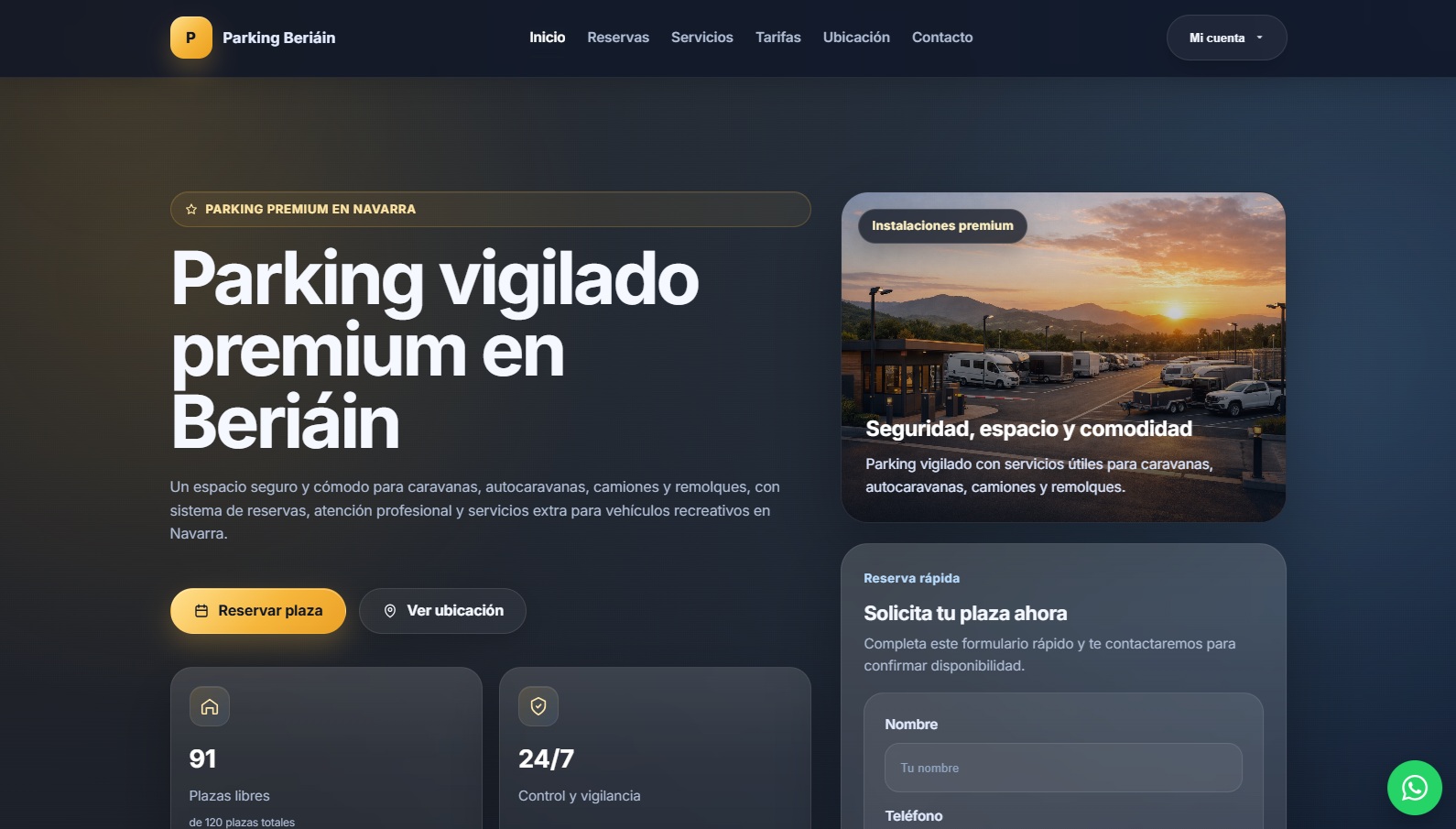 Proyecto web Parking Beriain