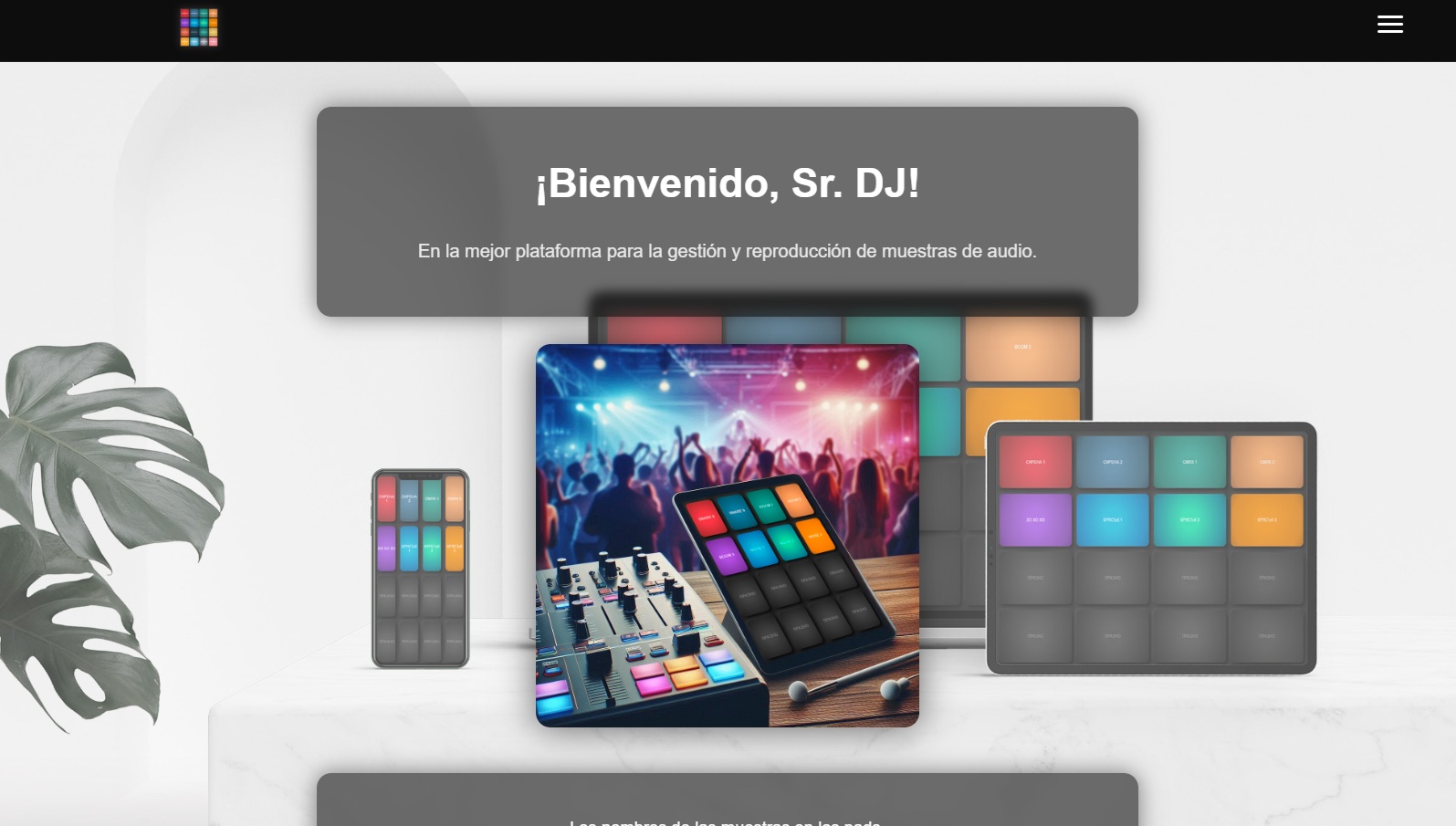 Proyecto web MyDJPads